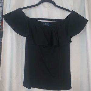 Polo Ralph Lauren Black off the shoulders top